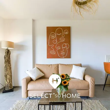 Select'sohome - Pour 4 Personnes à Saint-clair Au Lavandou Avec Vue Mer, Piscine Et Garage Privé - 180sud-c02 Apartamento