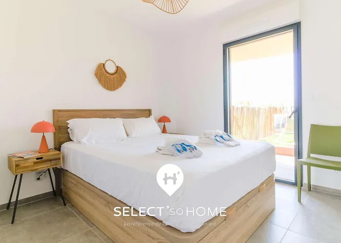 Lejlighed Select'sohome - Pour 4 Personnes A Saint-clair Avec Vue Mer, Piscine Et Garage Prive - 180sud-c02 *